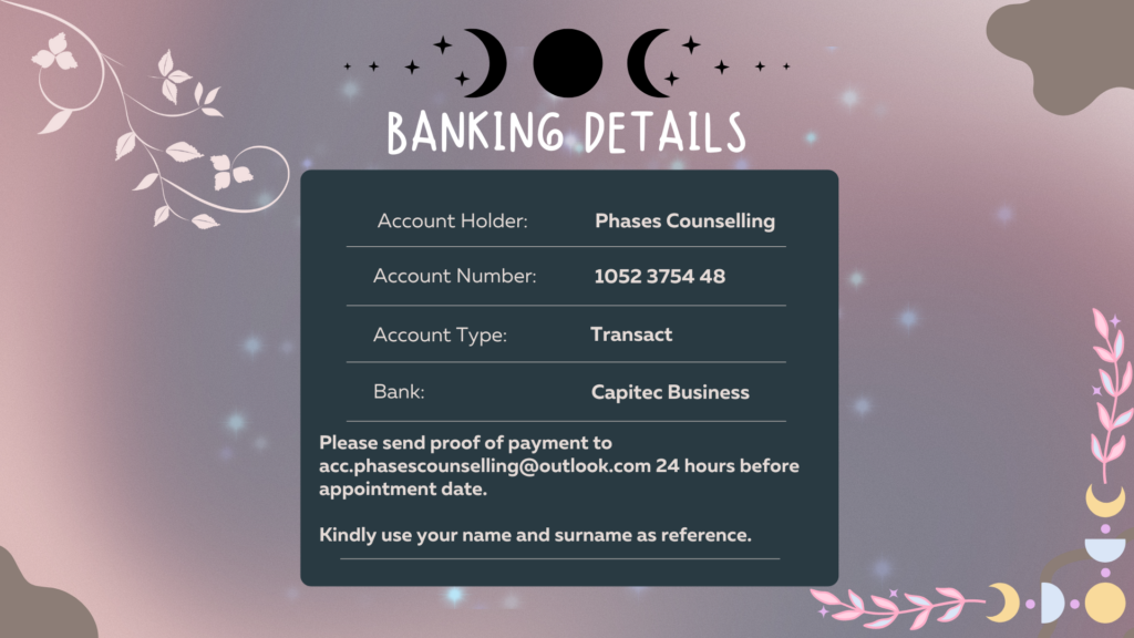 Fees & Hours banking details